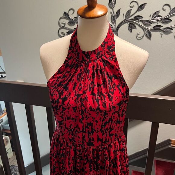 Anthropologie Red and Black Maxi Dress - Picture 2 of 13